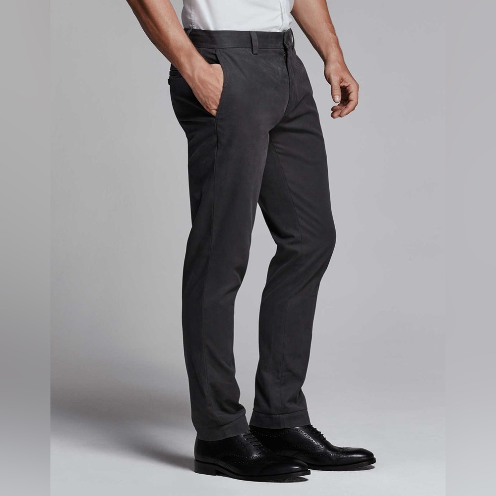 Banana Republic Men's Skinny Fulton Chinos in Black 34x30 - Picture 7 of 9